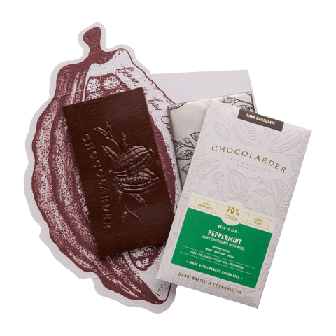 Peppermint 70% Dark Chocolate Bar