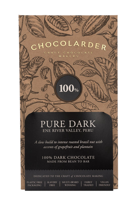Pure Dark 100% Dark Chocolate Bar