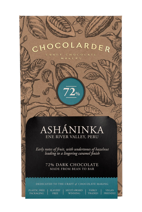 Asháninka 72% Dark Chocolate Bar