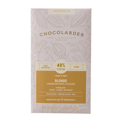Blonde 40% White Chocolate Bar