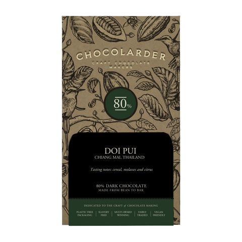 Doi Poi 80% Dark Chocolate Bar