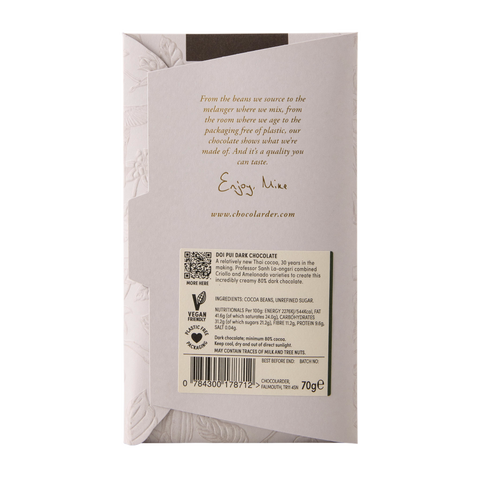 Doi Poi 80% Dark Chocolate Bar