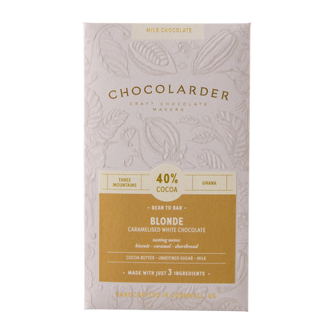 Blonde 40% White Chocolate Bar