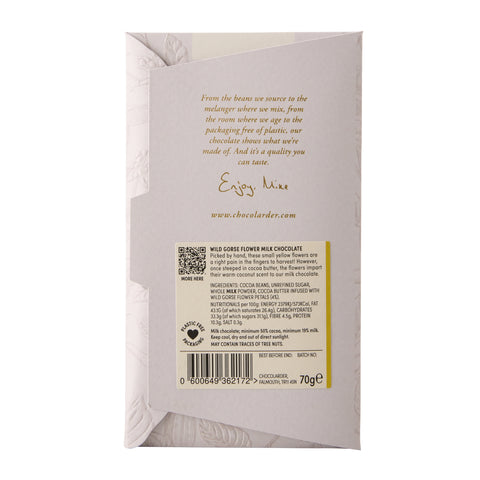 Wild Gorse Flower 50% Milk Chocolate Bar