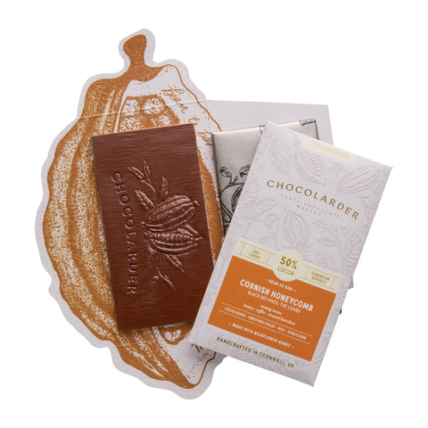 Cornish Honeycomb 50% Milk Chocolate Bar