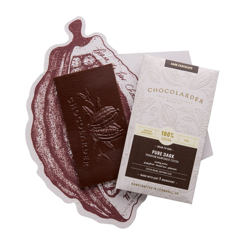 Pure Dark 100% Dark Chocolate Bar
