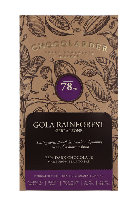 Gola Rainforest 78% Dark Chocolate Bar