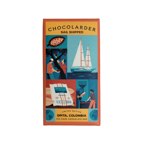 Sail Shipped Opita Colombia 70% Dark Chocolate Bar