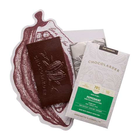 Peppermint 70% Dark Chocolate Bar