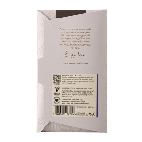 Pilopaso 67% Dark Chocolate Bar