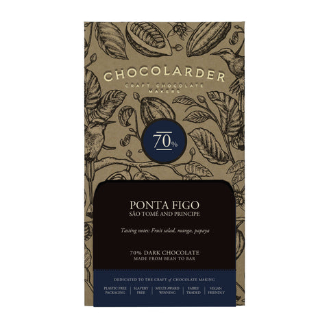 Ponta Figo 70% Dark Chocolate Bar