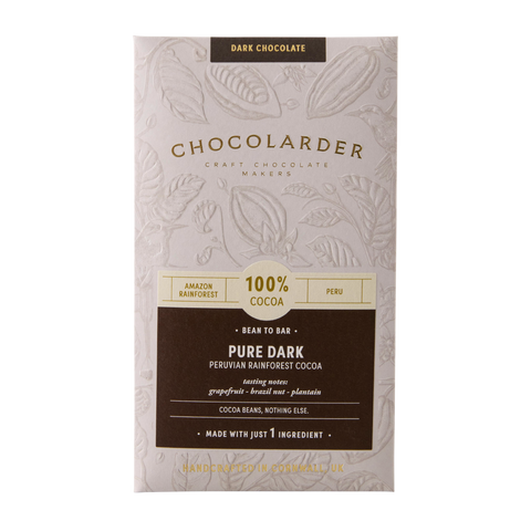 Pure Dark 100% Dark Chocolate Bar