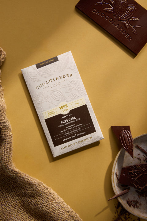 Pure Dark 100% Dark Chocolate Bar