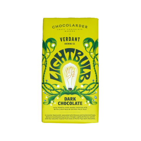 Lightbulb Pale Ale 70% Dark Chocolate Bar