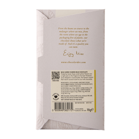 Wild Gorse Flower 50% Milk Chocolate Bar