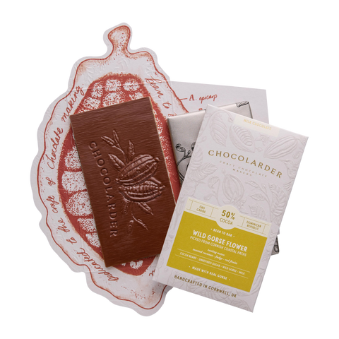 Wild Gorse Flower 50% Milk Chocolate Bar