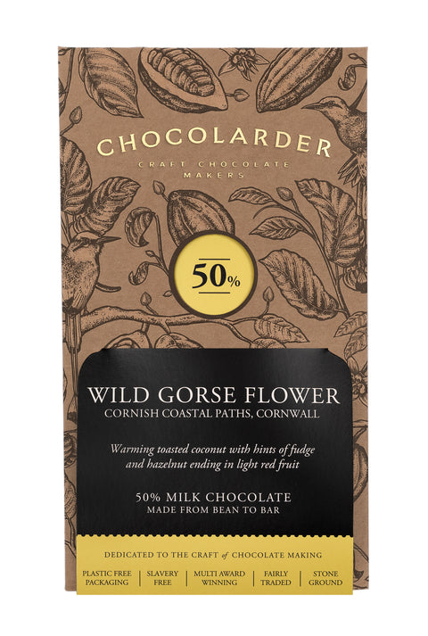 Wild Gorse Flower 50% Milk Chocolate Bar